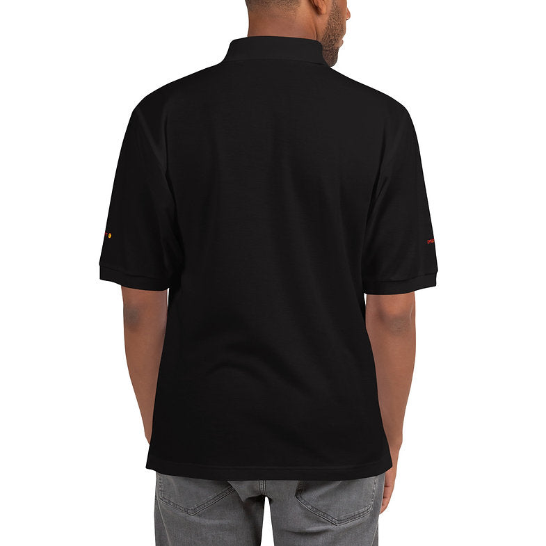 Dynasty - Men's Premium Slogan Pickleball Polo [Black, Navy, Steel Grey]