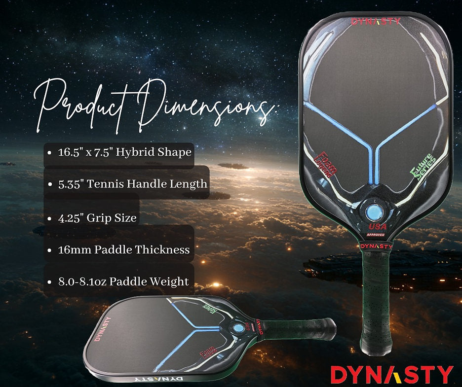 Dynasty 100% Foam Legend Future Series Gen 4.5 4-Layer 16mm Pickleball Paddle