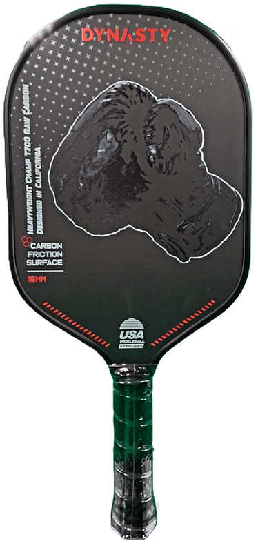 Dynasty Heavyweight T700 Raw Carbon Fiber 16mm Pickleball Paddle [All-Court]