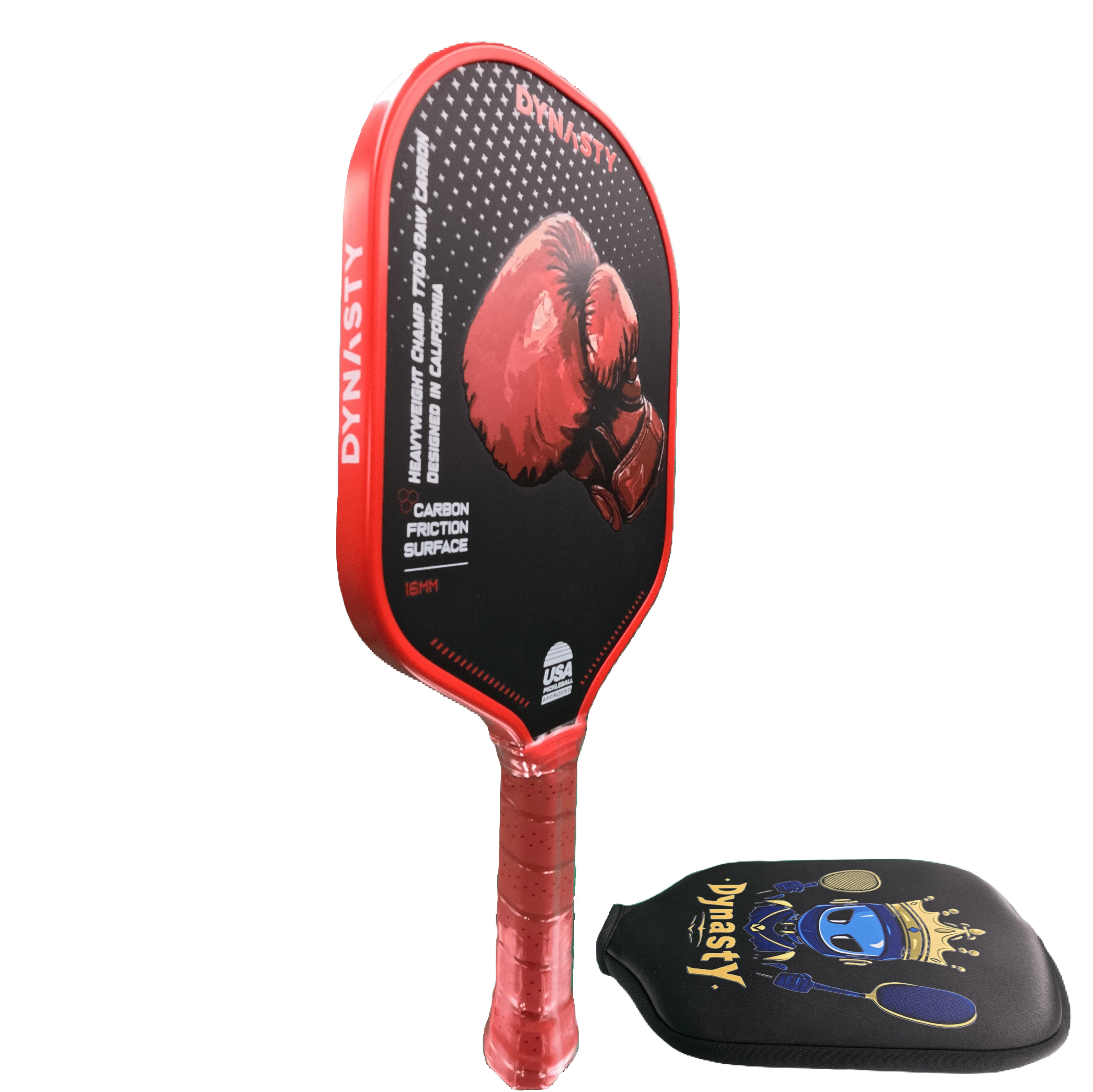 Dynasty Heavyweight T700 Raw Carbon Fiber 16mm Pickleball Paddle [All-Court]