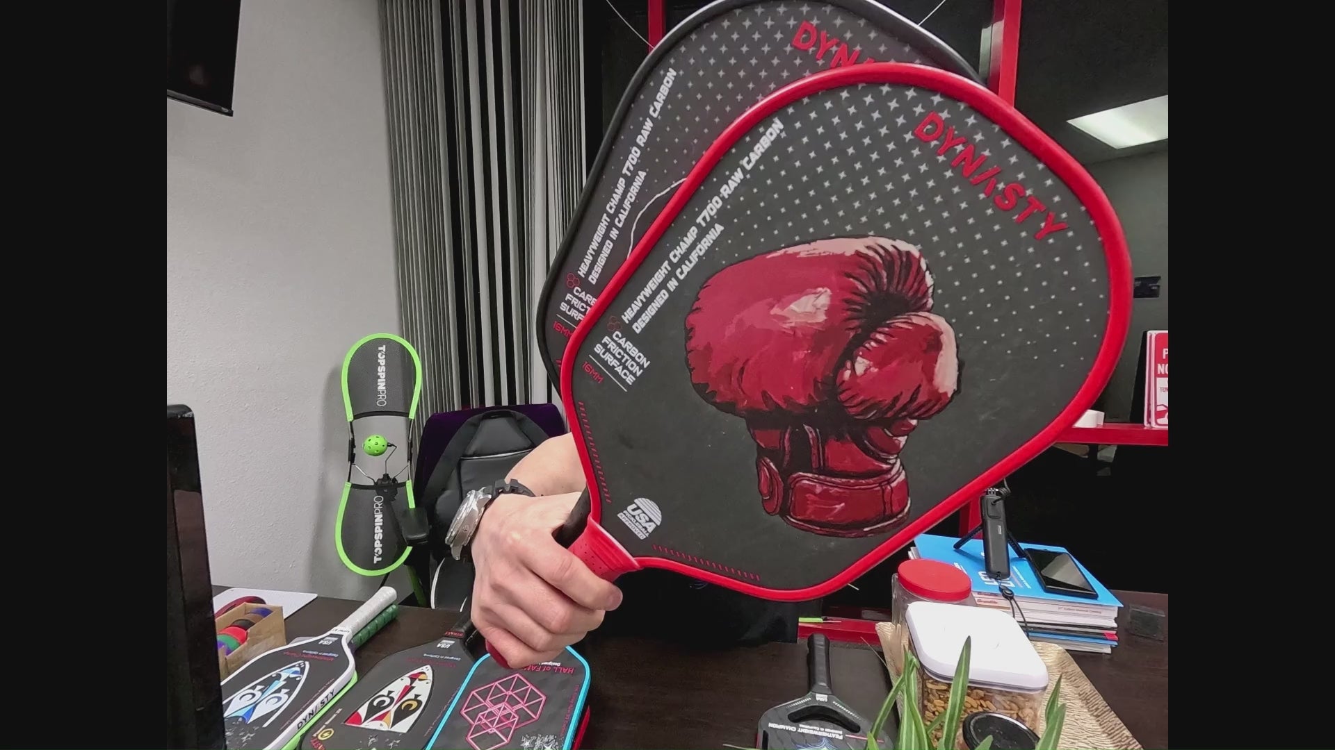 Dynasty Heavyweight T700 Raw Carbon Fiber 16mm Pickleball Paddle [All-Court]