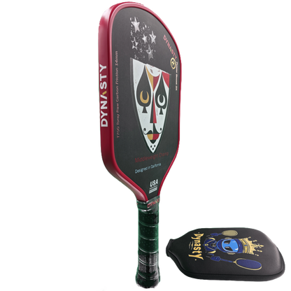 Dynasty Middleweight T700 Raw Carbon Fiber Power Boost 2x 14m Pickleball Paddle
